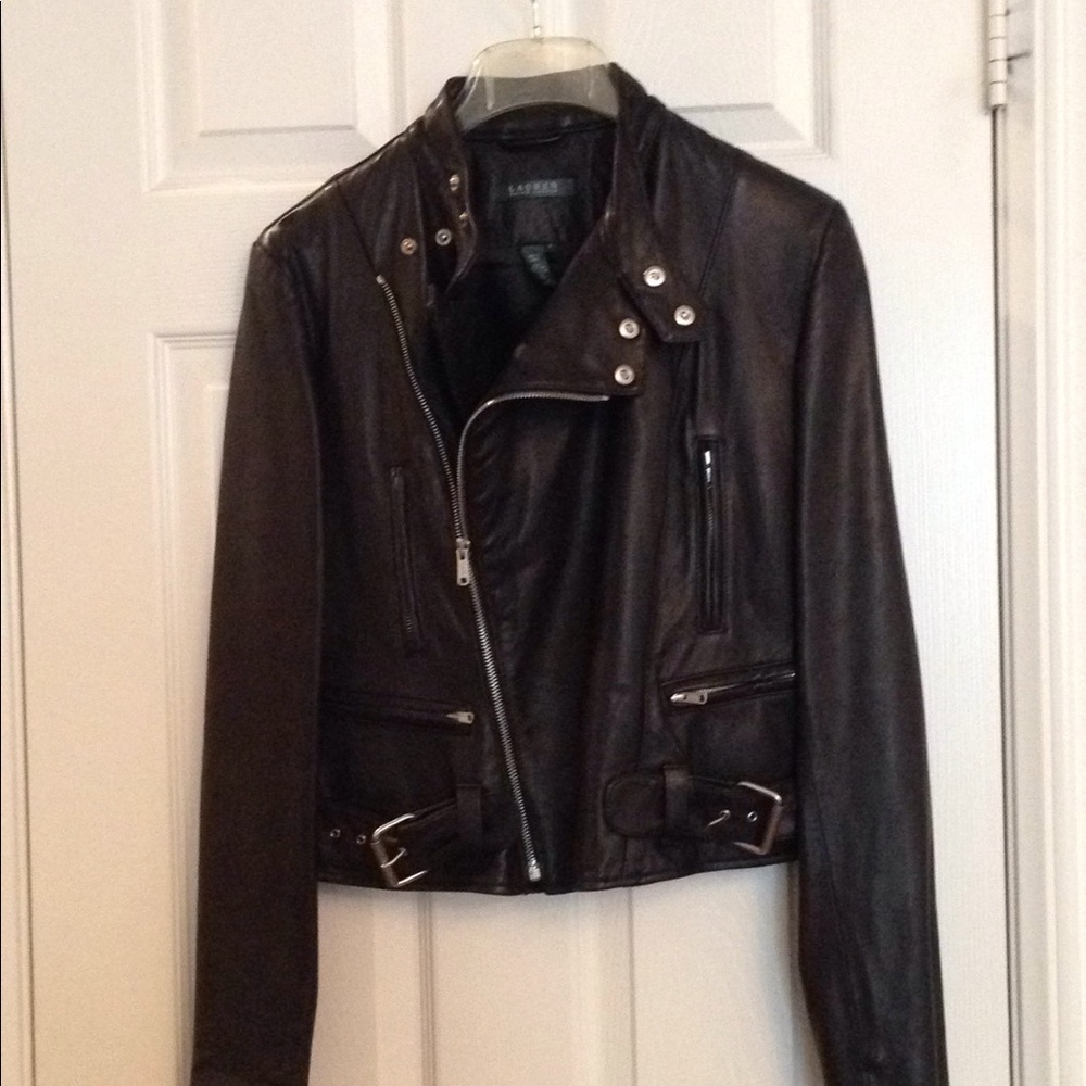 Black Leather Women's Jacket